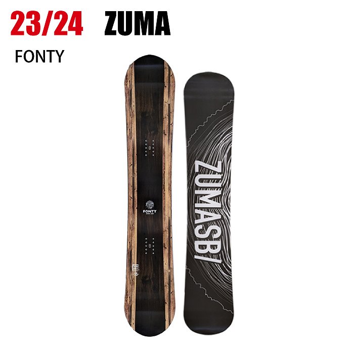 2024 ZUMA ツマ FONTY FONTY 23-24 ボード板 スノーボード-モリヤマスポーツ公式オンラインストア