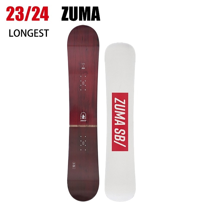 Y23120603【未使用　デッドストック】ZUMA ツマ　タイポス　144cm スノーボード板