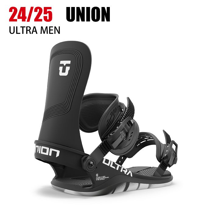 2025 UNION ユニオン ULTRA MEN ウルトラ BLACK 24-25 スノーボード ビンディング  バインディング-モリヤマスポーツ公式オンラインストア