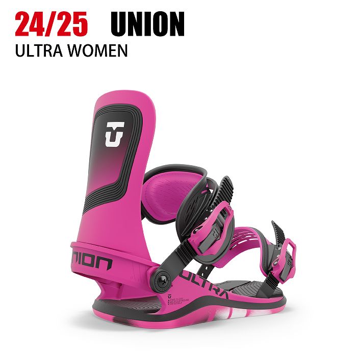 2025 UNION ユニオン ULTRA WOMEN ウルトラ HOT PINK 24-25 レディース スノーボード ビンディング  バインディング-モリヤマスポーツ公式オンラインストア