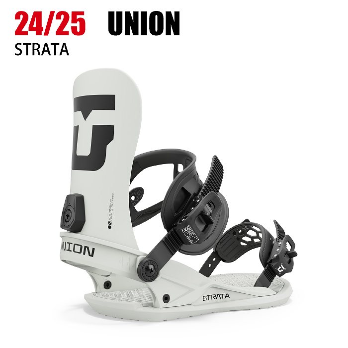 2025 UNION ユニオン STRATA ストラータ BONE WHITE 24-25 スノーボード ビンディング  バインディング-モリヤマスポーツ公式オンラインストア