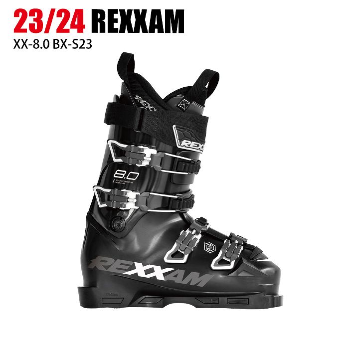 レクザム スキーブーツ 2024 REXXAM XX-8.0 BLACK クロス 23-24 ...