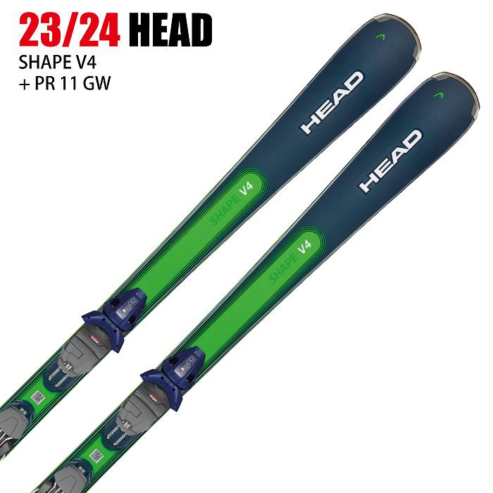 ヘッド スキー板 2024 HEAD SHAPE V4 AMT-PR + PR 11 GW DBL/GE