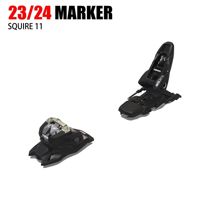 マーカー スキー金具 2024 MARKER SQUIRE 11 100mm BLACK スクワイア