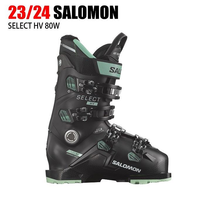 サロモン スキーブーツ 2024 SALOMON SELECT HV 80W BK/MINT セレクト 23-24-モリヤマスポーツ公式オンラインストア