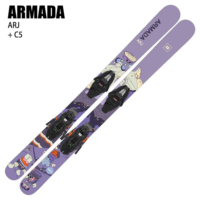 [10％ポイント還元！]アルマダ スキー板 2025 ARMADA ARJ + C5 RASS00162 PP エーアールジェイ ジュニア 子供用  ビンディングセット 24-25-モリヤマスポーツ公式オンラインストア