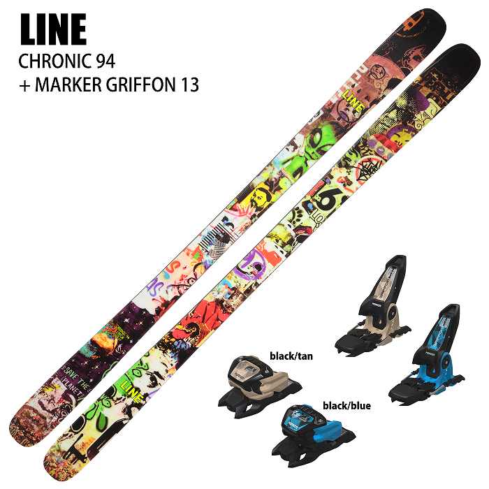 [スキー2点セット]ライン スキー板 2025 LINE CHRONIC 94 + 25 MARKER GRIFFON 13 100mm  ビンディングセット 24-25-モリヤマスポーツ公式オンラインストア