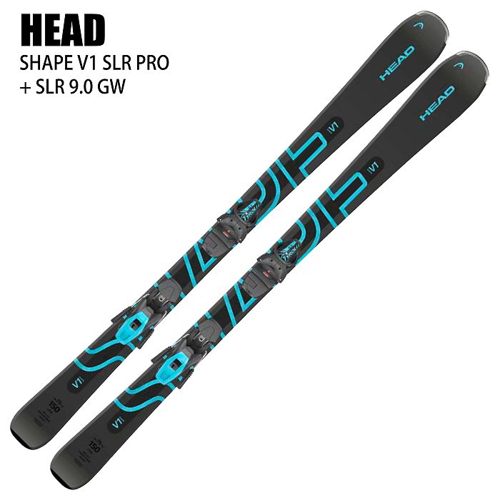 ヘッド スキー板 2025 HEAD SHAPE V1 SLR PRO + SLR 9.0 GW ANT/BL シェイプ ビンディングセット  24-25-モリヤマスポーツ公式オンラインストア