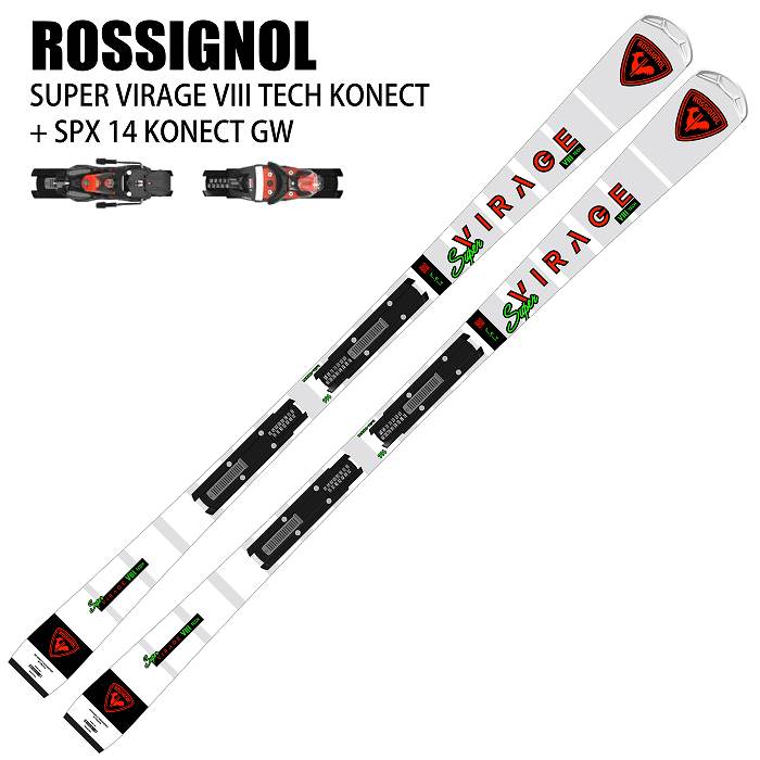 ロシニョール スキー板 2025 ROSSIGNOL SUPER VIRAGE VIII TECH KNT + SPX 14 KNT GW  スーパーヴィラージュ ビンディングセット 24-25-モリヤマスポーツ公式オンラインストア