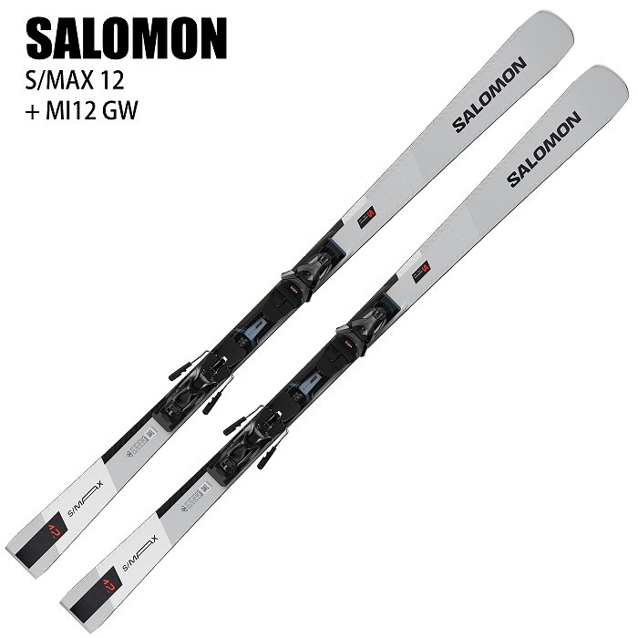 [10％ポイント還元！]サロモン スキー板 2025 SALOMON S/MAX 12 + MI12 GW エスマックス ビンディングセット  24-25-モリヤマスポーツ公式オンラインストア