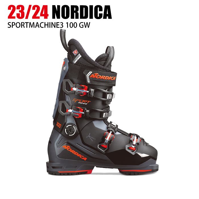 ノルディカ スキーブーツ 2024 NORDICA SPORTMACHINE 3 100 GW BK/GRY/RED スポーツマシン  23-24-モリヤマスポーツ公式オンラインストア