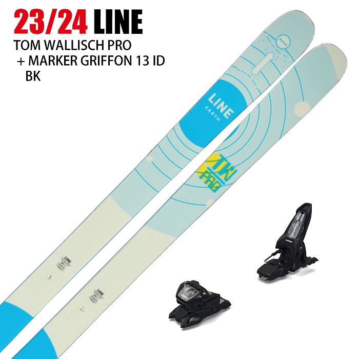 [スキー2点セット]ライン スキー板 2024 LINE TOM WALLISCH PRO + 24 MARKER GRIFFON 13 100mm  ビンディングセット 23-24-モリヤマスポーツ公式オンラインストア