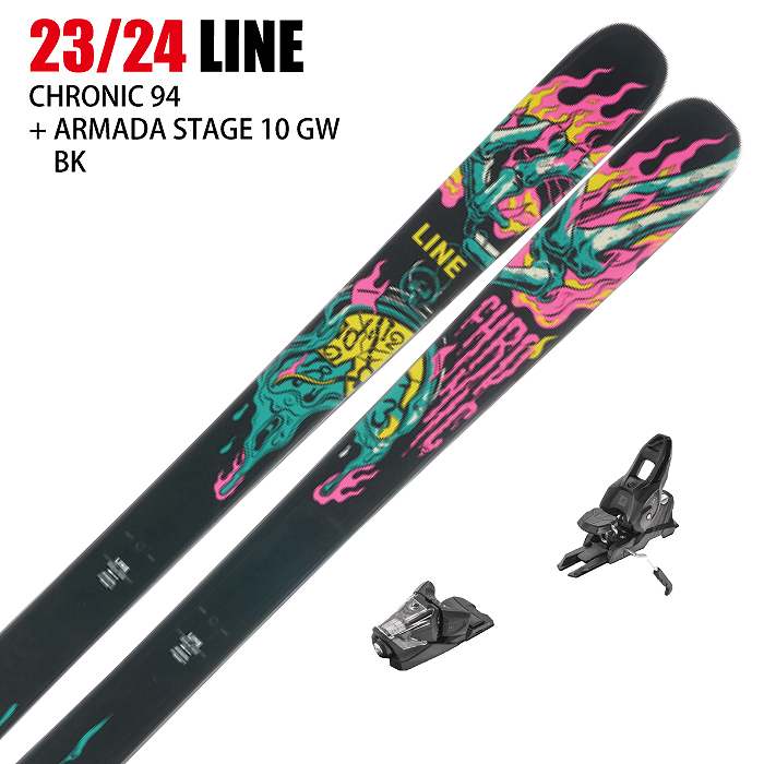 [スキー2点セット]ライン スキー板 2024 LINE CHRONIC 94 + 24 ARMADA STAGE 10 GW 100mm  ビンディングセット 23-24-モリヤマスポーツ公式オンラインストア