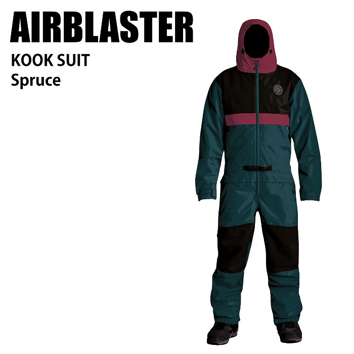 AIRBLASTER エアブラスター Kook Suit Spruce 23-24 ボードウェア メンズ つなぎ スーツ スノーボード  エアブラ-モリヤマスポーツ公式オンラインストア