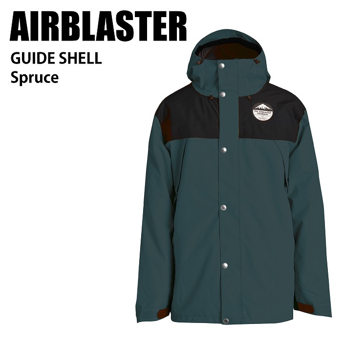 AIRBLASTER エアブラスター Guide Shell Spruce 23-24 ボードウェア メンズ ジャケット スノーボード  エアブラ-モリヤマスポーツ公式オンラインストア