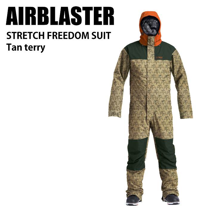 AIRBLASTER エアブラスター Stretch Freedom Suit Tan Terry 23-24 ボードウェア メンズ つなぎ スーツ  スノーボード エアブラ-モリヤマスポーツ公式オンラインストア