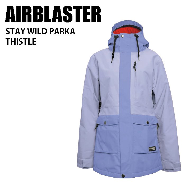AIRBLASTER エアブラスター Stay Wild Parka Thistle 23-24 ボードウェア レディース ジャケット スノーボード  エアブラ-モリヤマスポーツ公式オンラインストア