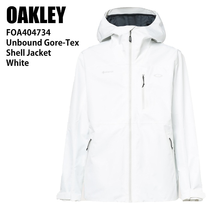 OAKLEY オークリー FOA404734 UNBOUND GORE-TEX SHELL JACKET WHITE 23-24 ボードウェア メンズ  ジャケット スキー スノーボード-モリヤマスポーツ公式オンラインストア
