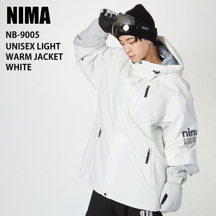 NIMA ニーマ NB-9005 ジャケット 21ホワイト 23-24 ボードウェア