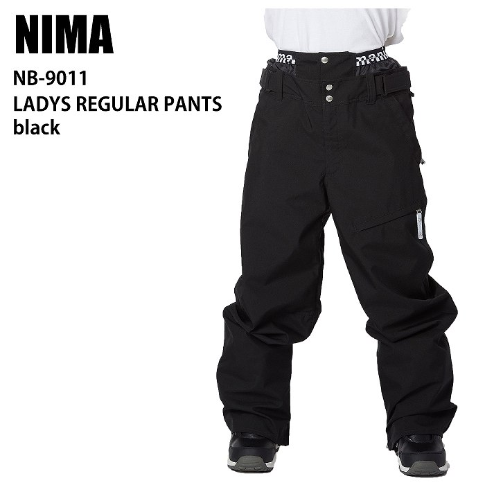 NIMA ニーマ NB-9011 パンツ 19ブラック 23-24 ボードウェア 