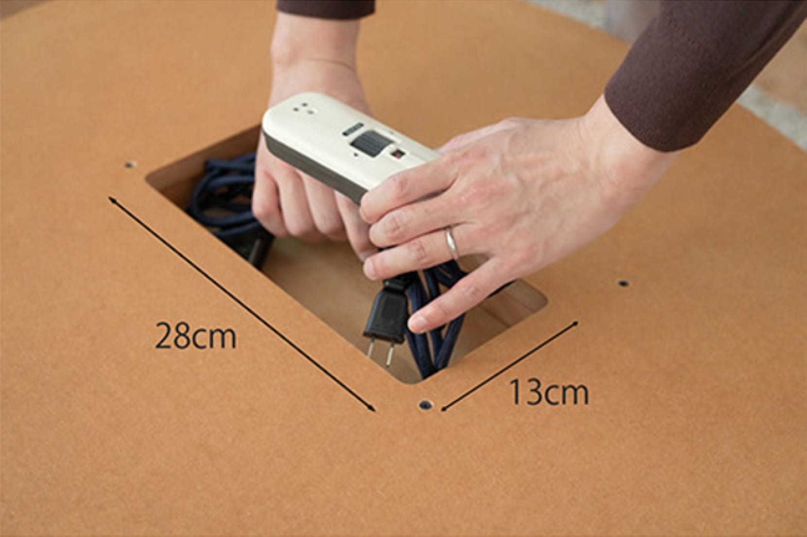 マロ リビングテーブル こたつ ロータイプ ハイタイプ 突板 木製