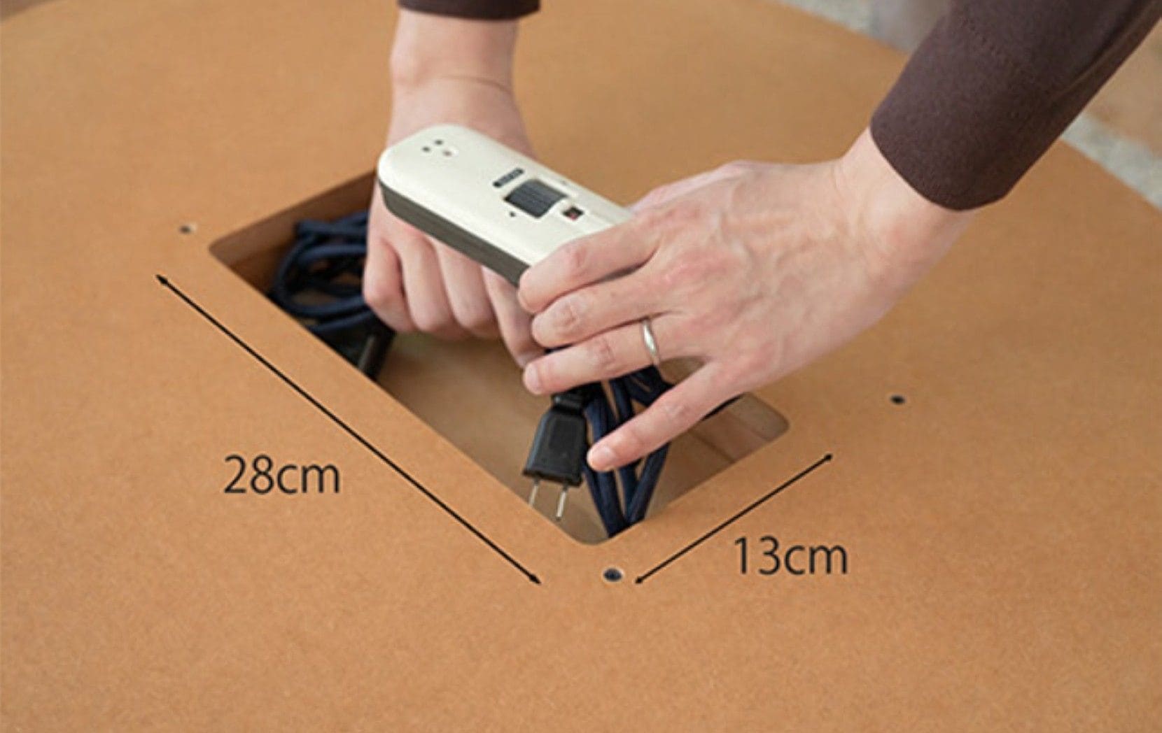 マロ　リビングテーブル　こたつ　ロータイプ　ハイタイプ　突板　木製