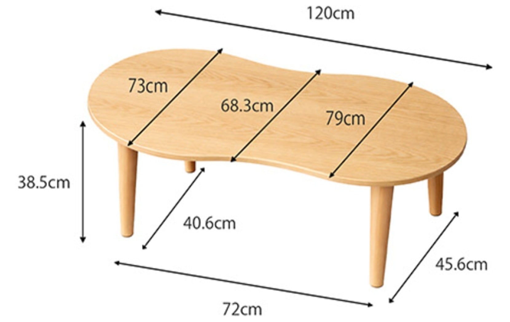マロ　リビングテーブル　こたつ　ロータイプ　ハイタイプ　突板　木製