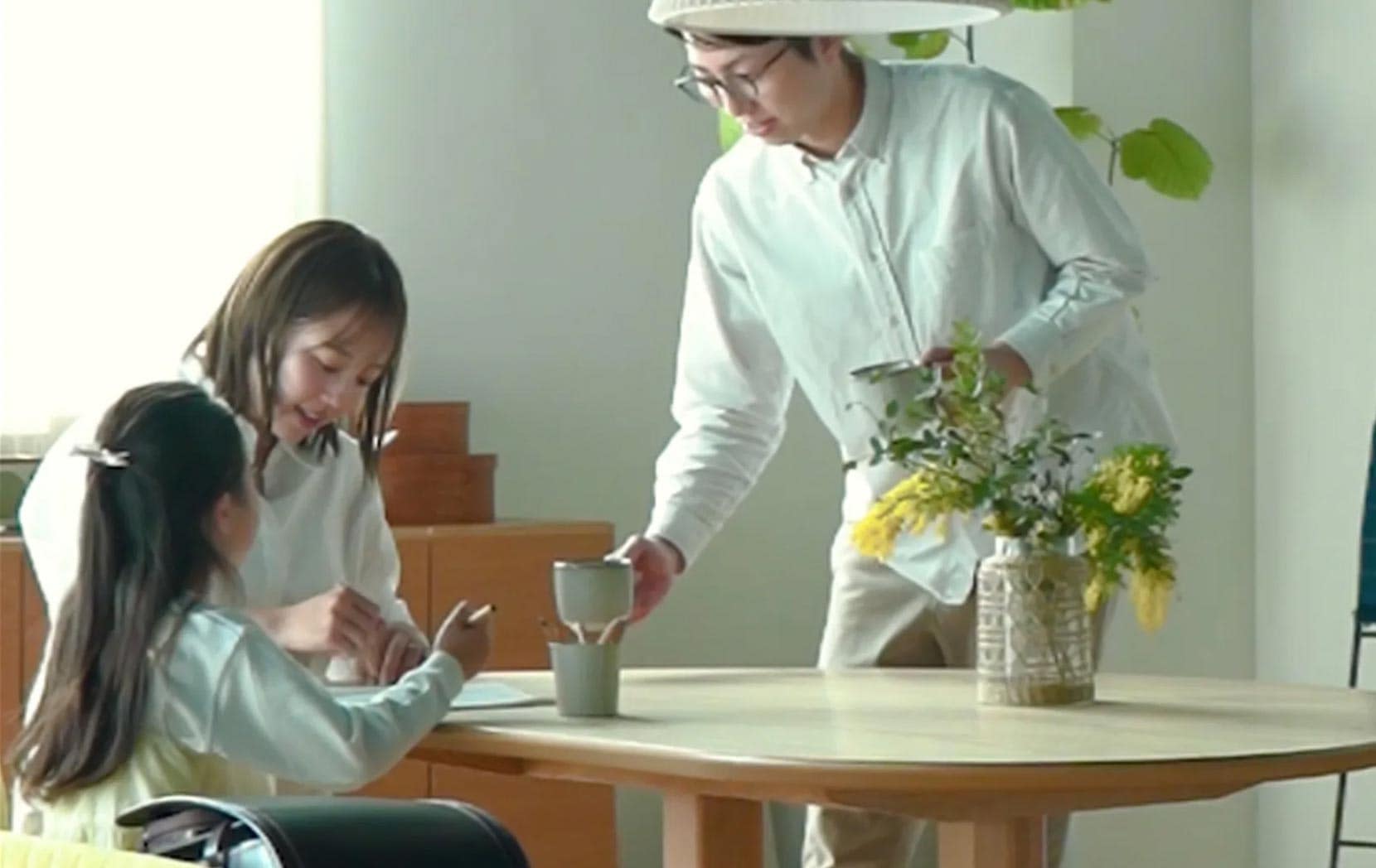 ミラージュ テーブル160cm 突板天板 | mirage | モリタインテリア工業