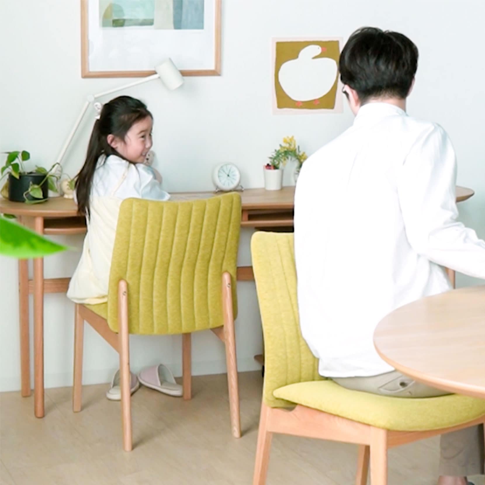 オランジュ デスク 学習机 豆型 リビングデスク 机 木製 リビング学習, リビング学習机 子供机 子供デスク 小学生 学習机 コンパクトデスク コンパクト学習机 リビング家具 新生活 家具 新生活 デスク 北欧デスク ナチュラルデスク 天然木デスク 日本製家具 国産家具