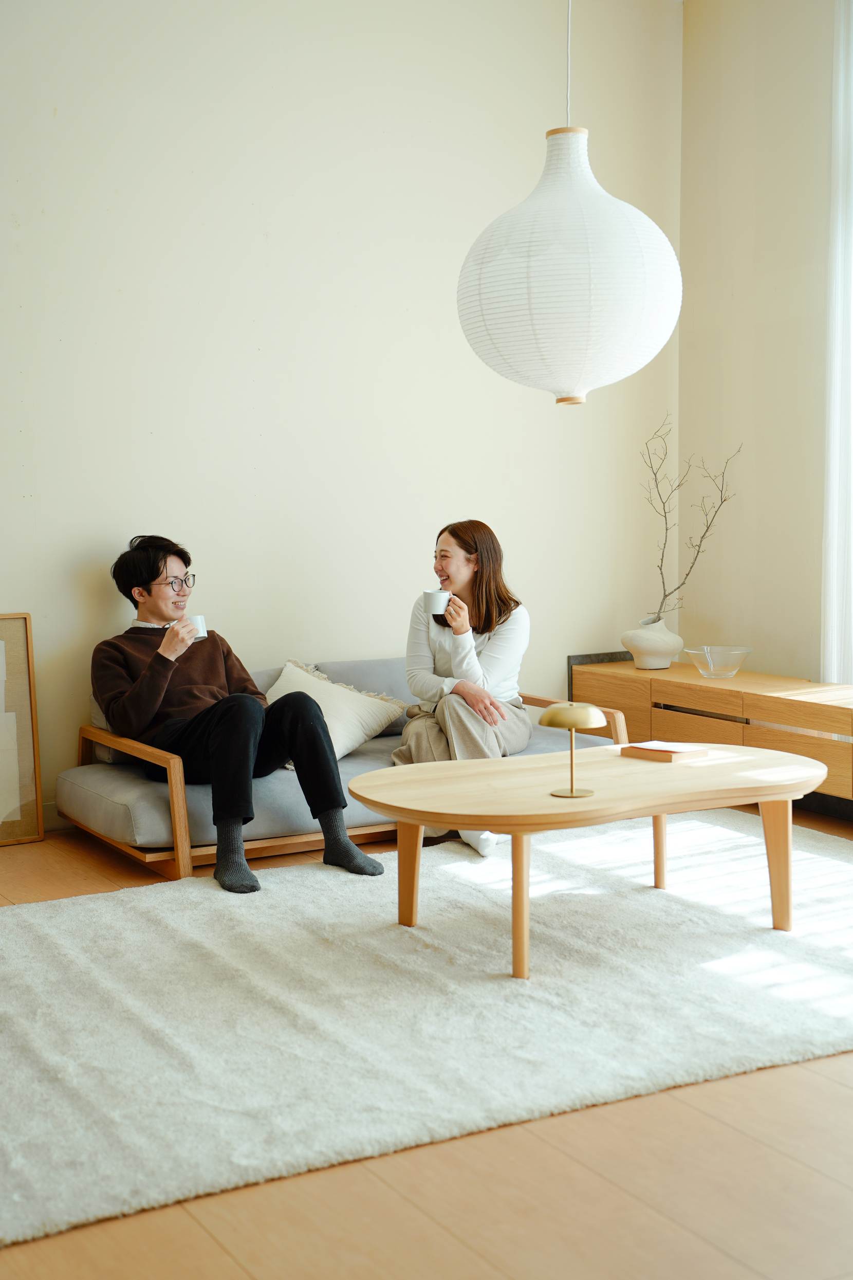 ソファ エスロウプラス sofa s.low+ ローソファ ナチュラル ブラウン グレー ダークグレー 北欧 木製 国産家具 低座 和室