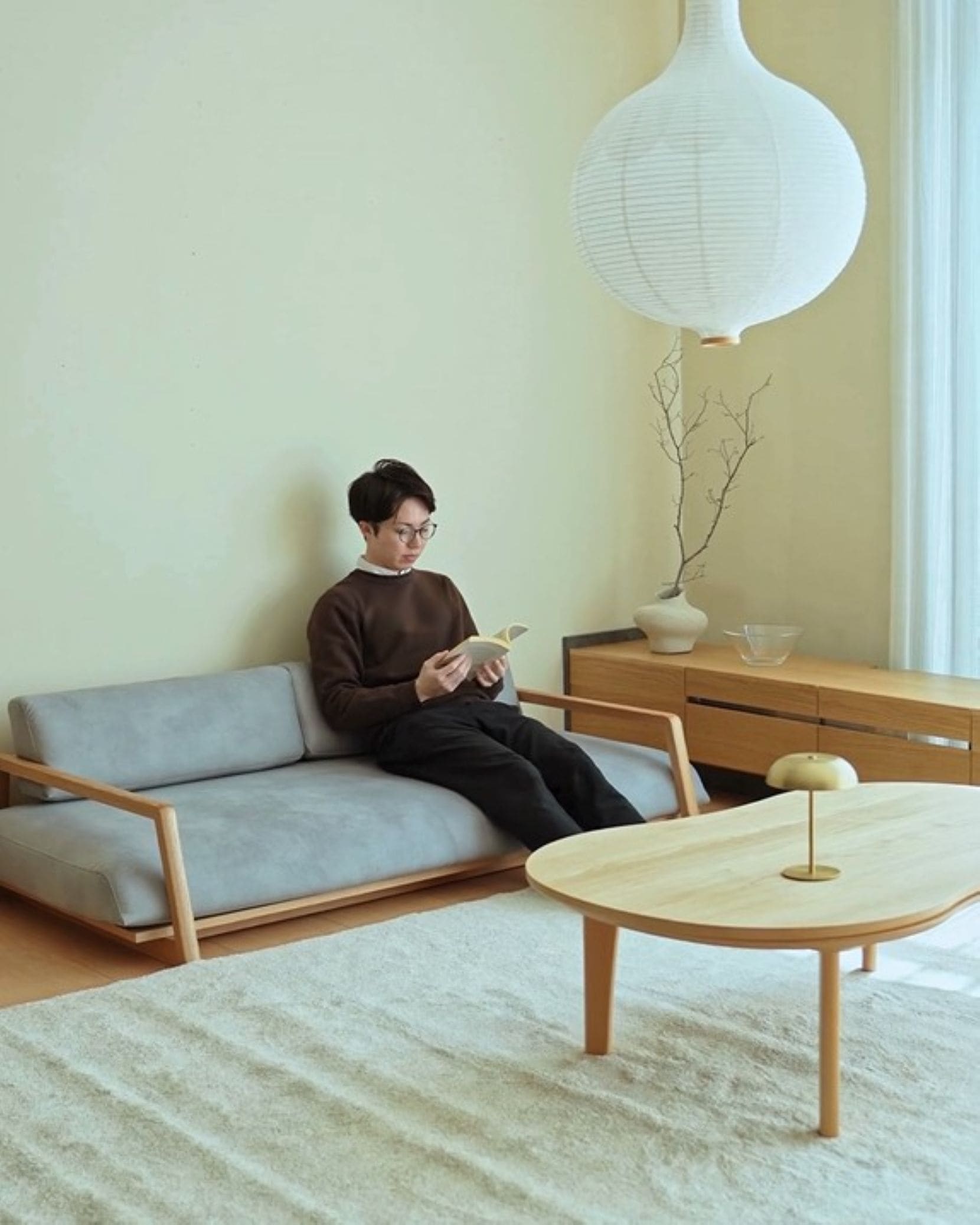 ソファ エスロウプラス sofa s.low+ ローソファ ナチュラル ブラウン グレー ダークグレー 北欧 木製 国産家具 低座 和室