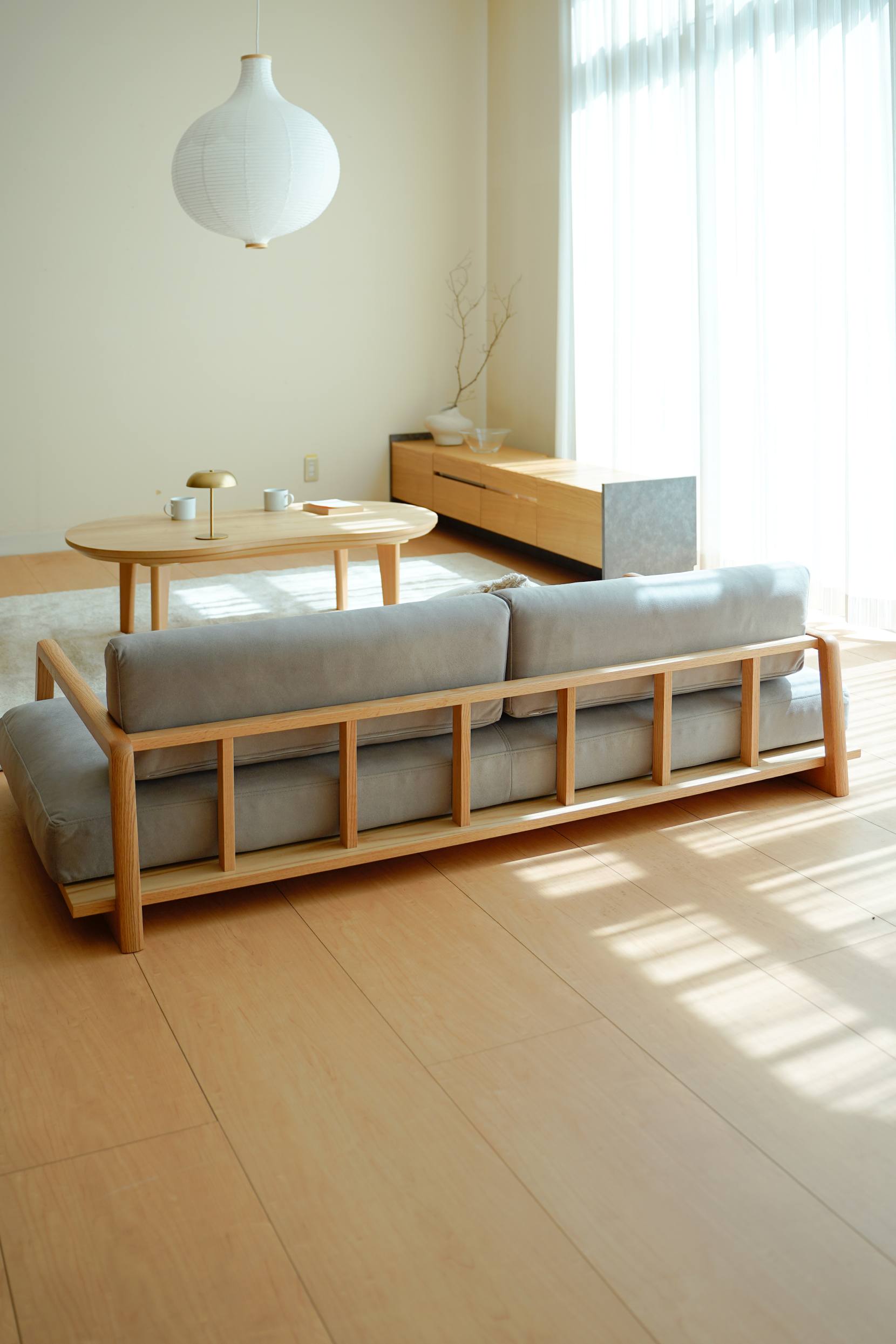 ソファ エスロウプラス sofa s.low+ ローソファ ナチュラル ブラウン グレー ダークグレー 北欧 木製 国産家具 低座 和室