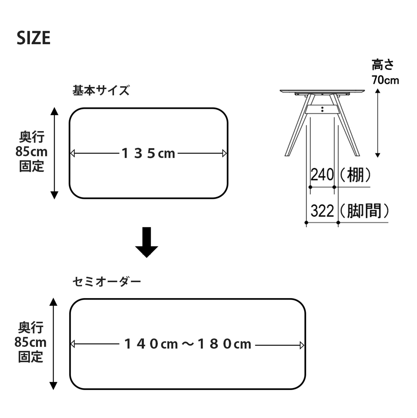 テオリ ダイニングテーブル teori 丸棒脚 135cm 135 突板天板 木製 メラミン ホワイトオーク マンション スペース マンション 2人暮らし 3人暮らし 核家族 かわいい おしゃれ