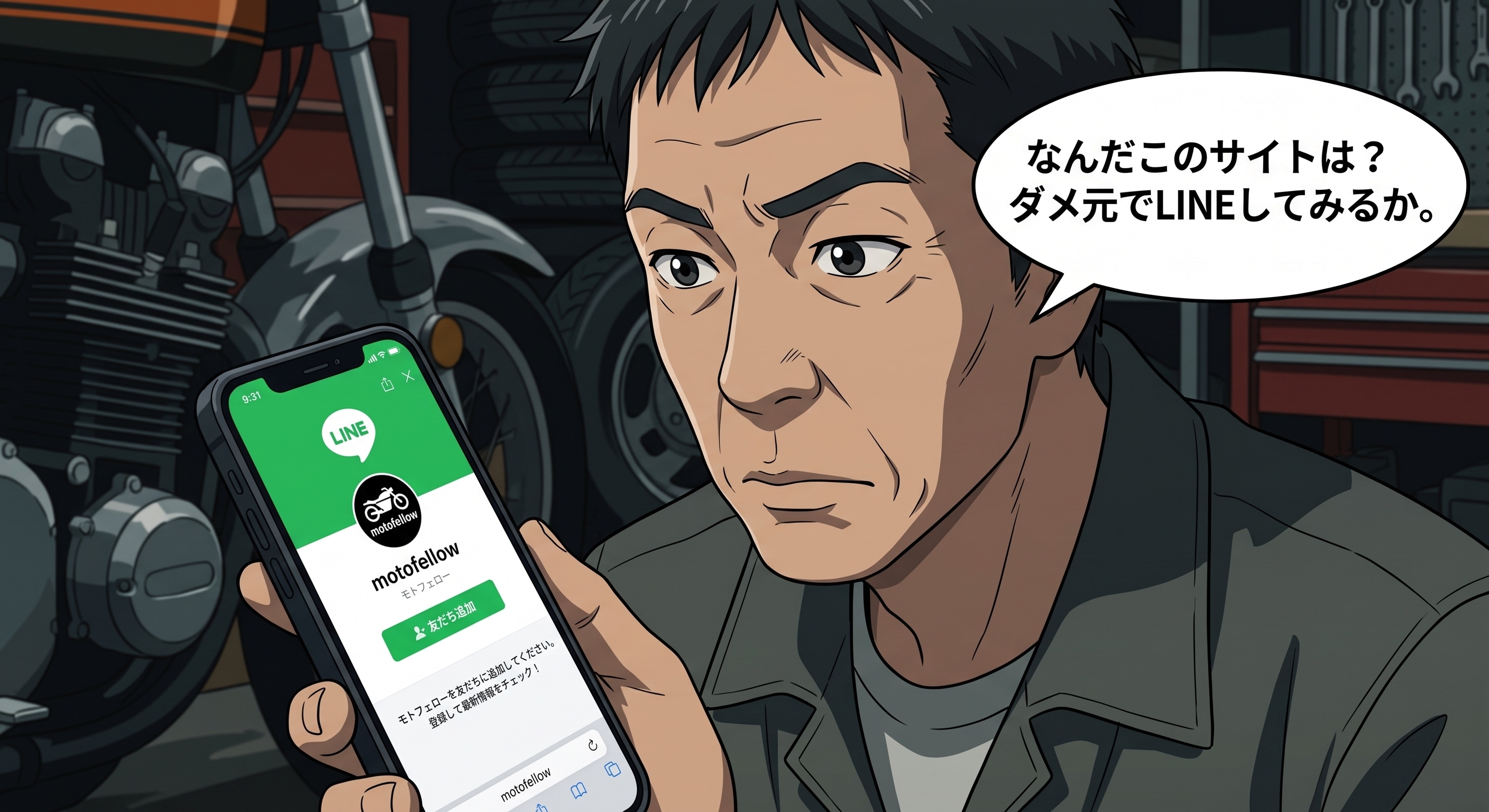 LINEでリクエスト