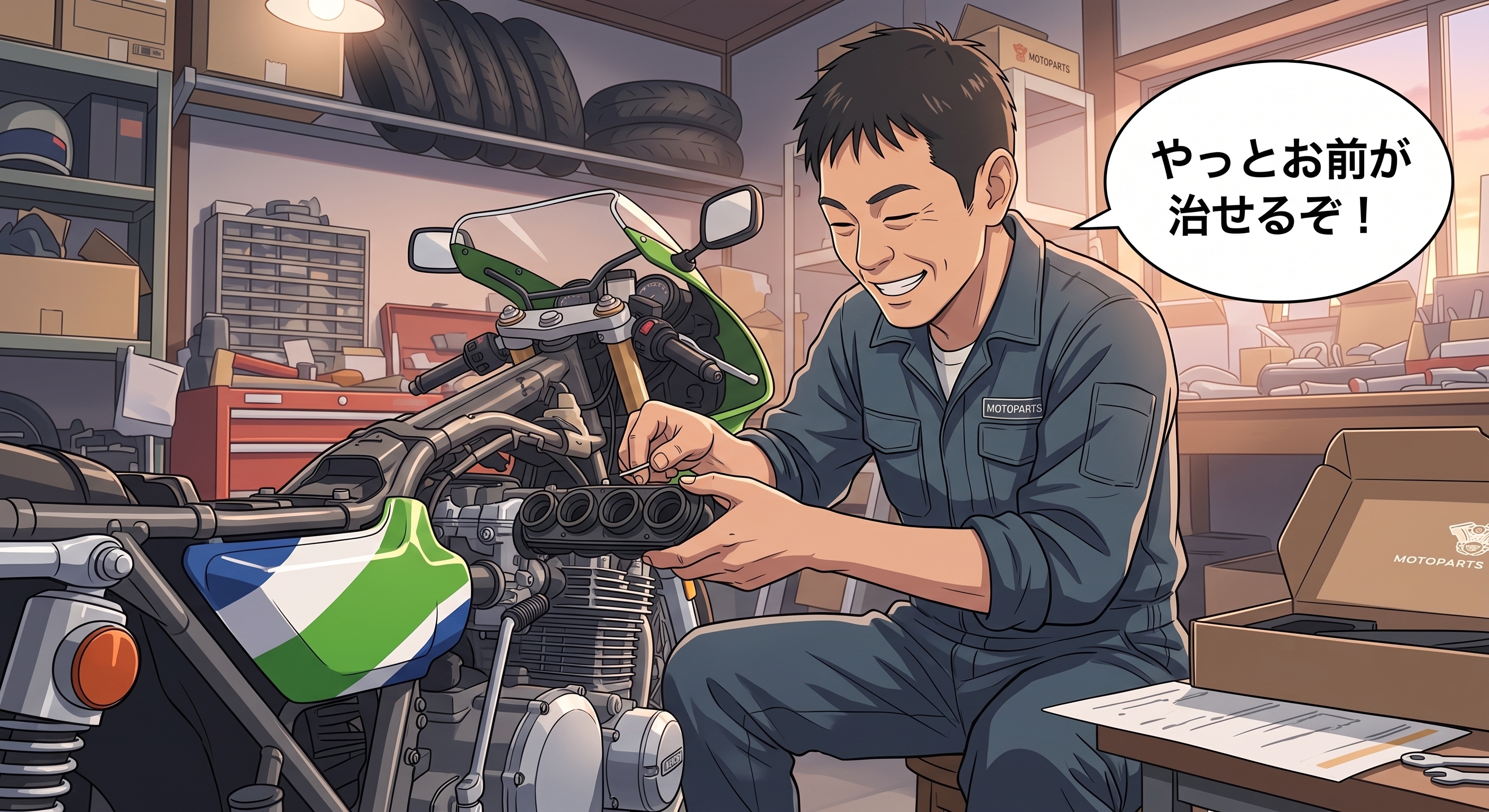 ワクワクする取り付け