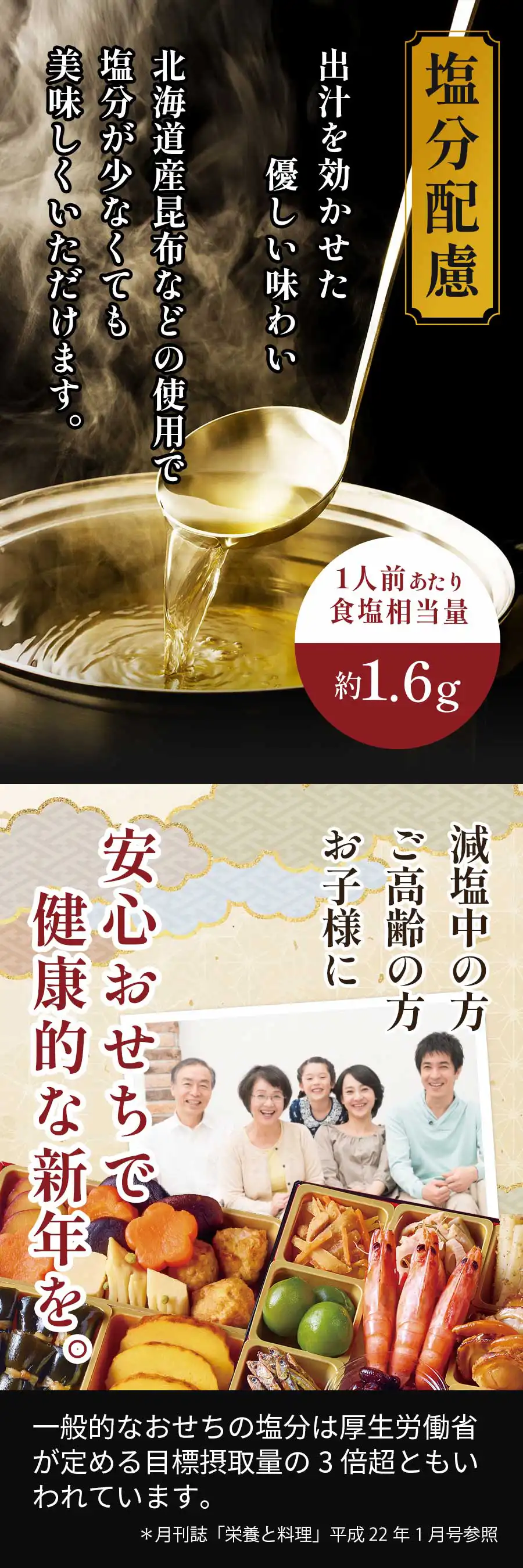 減塩 塩ぬき屋 塩分配慮 重詰めおせち 無添加