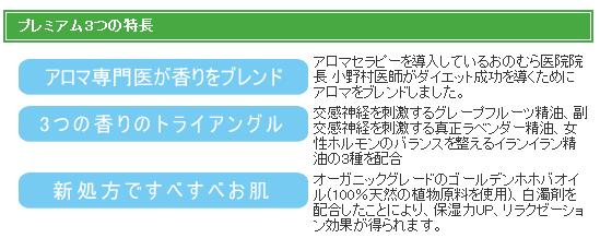 プレミアム3つの特長