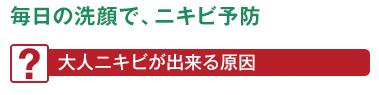 テカリを抑えながら保湿。角質コントロールでニキビの出来にくい肌に