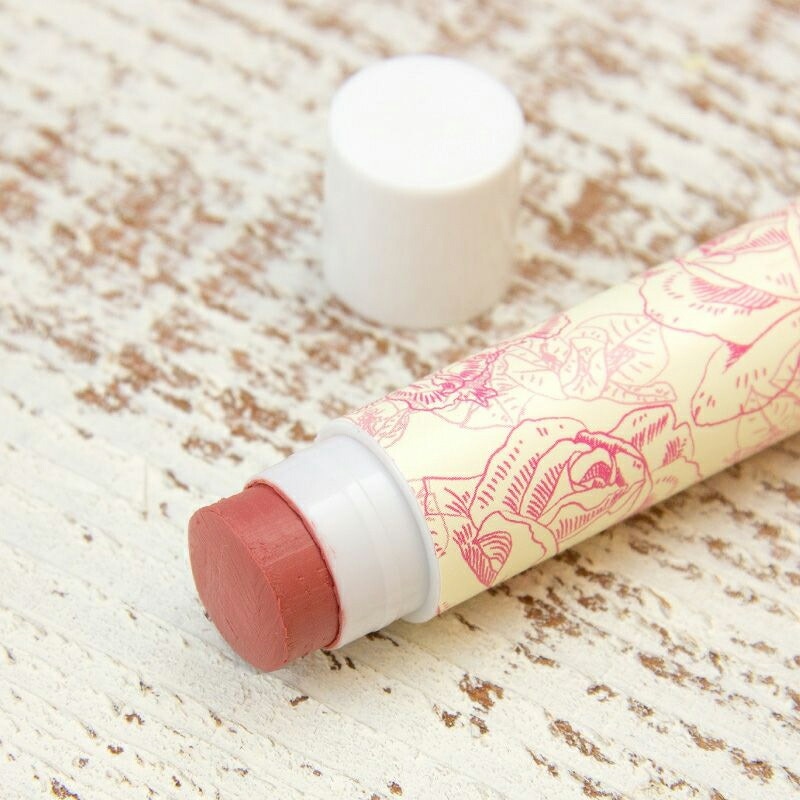 ココウェル cocowell ココカラーリップ 5g(ルビーレッド・ローズピンク)