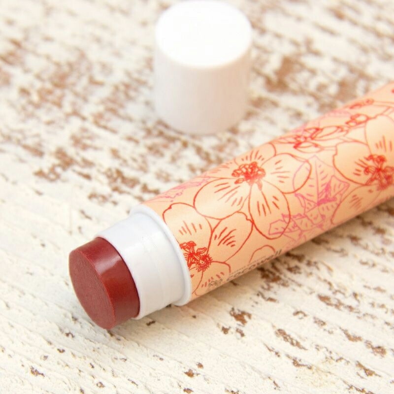 ココウェル cocowell ココカラーリップ 5g(ルビーレッド・ローズピンク)