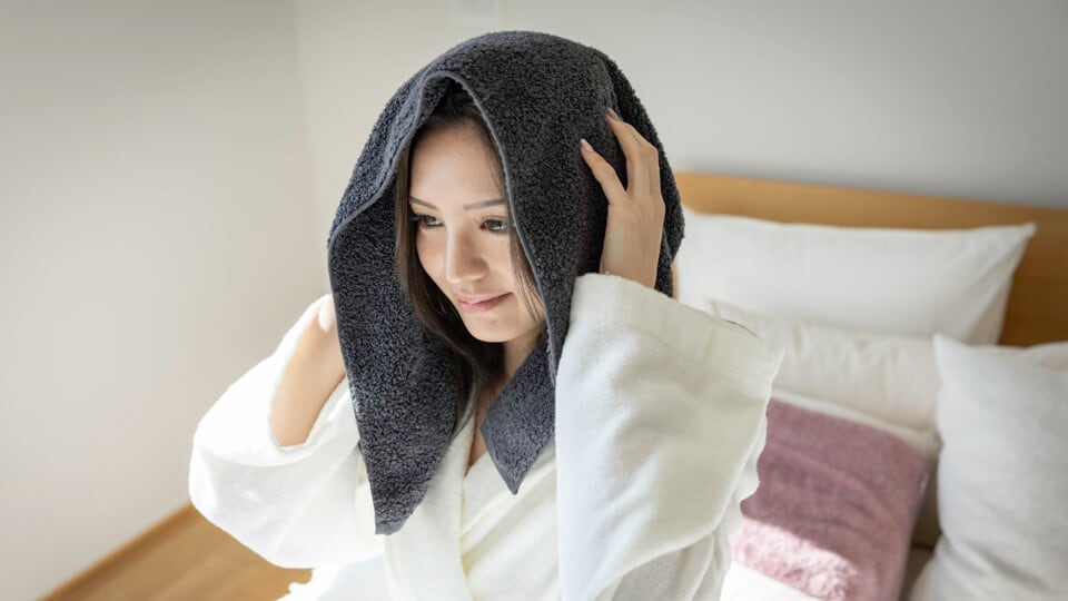 おぼろタオル 専髪タオル