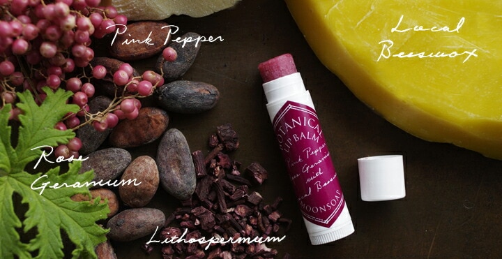 moonsoap　ムーンソープ　ボタニカルリップバーム　ピンクペッパー