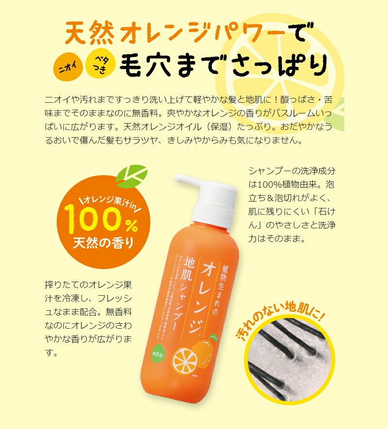 植物生まれの地肌シャンプー