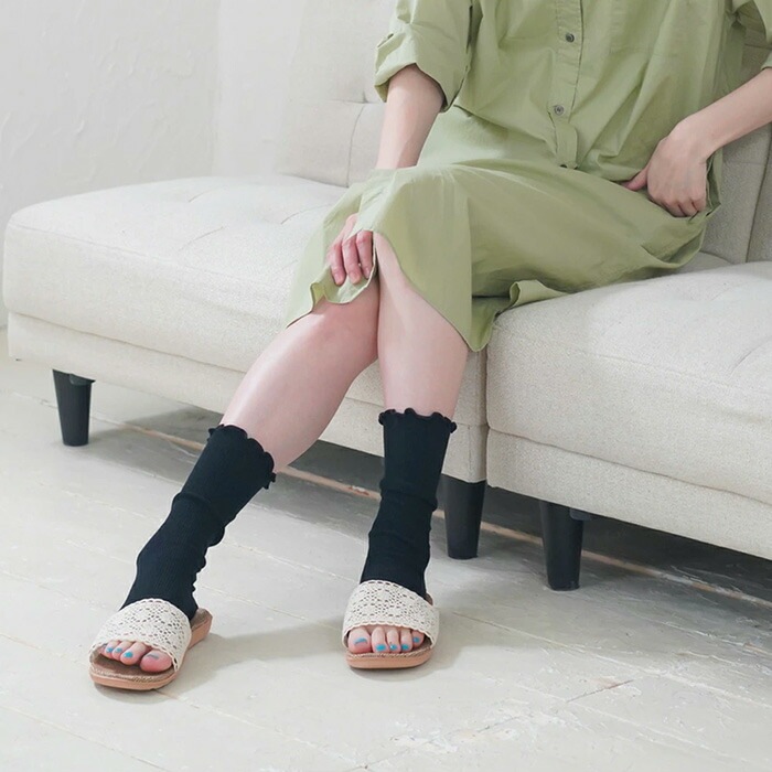 【WOOD WOOL YARN】【ウッドウールヤーン】オープントゥーソックス