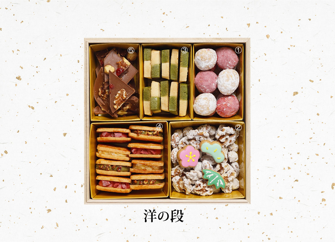 画像：和洋おせち2段重