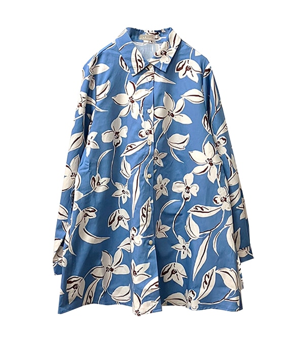 CRサテンブラウス