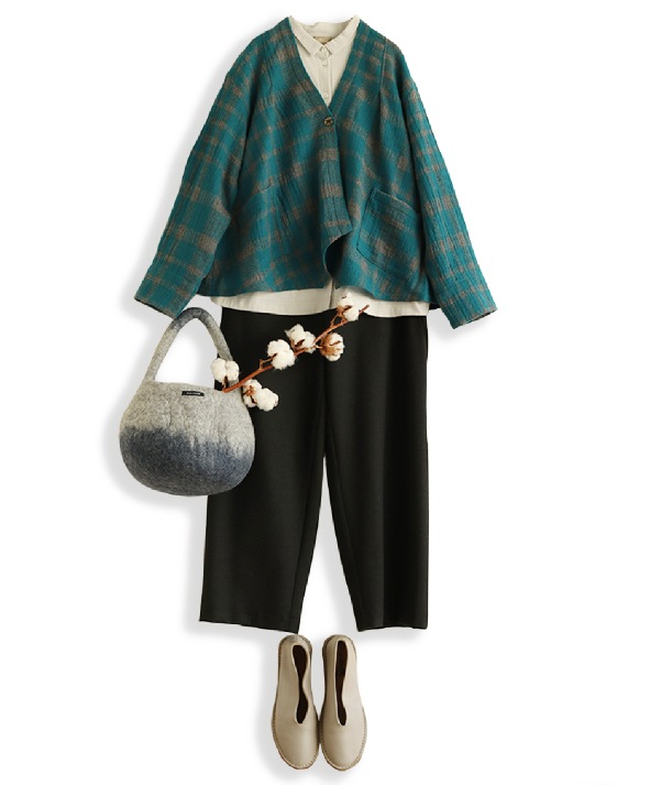 コーディネートBig Check Style