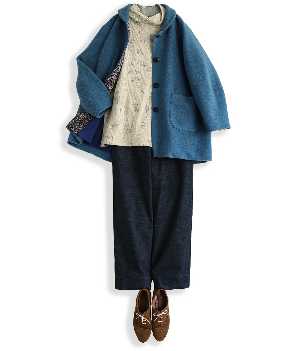 コーディネート Cordigan Coat Style