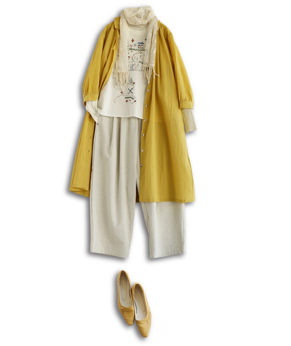 コーディネートGraceful Blue Botany Style