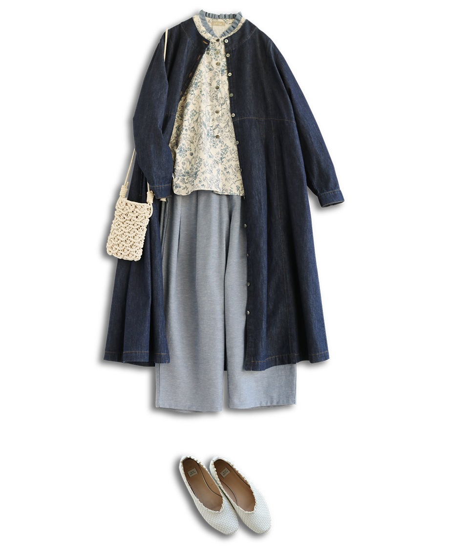 コーディネートForal blouse Style